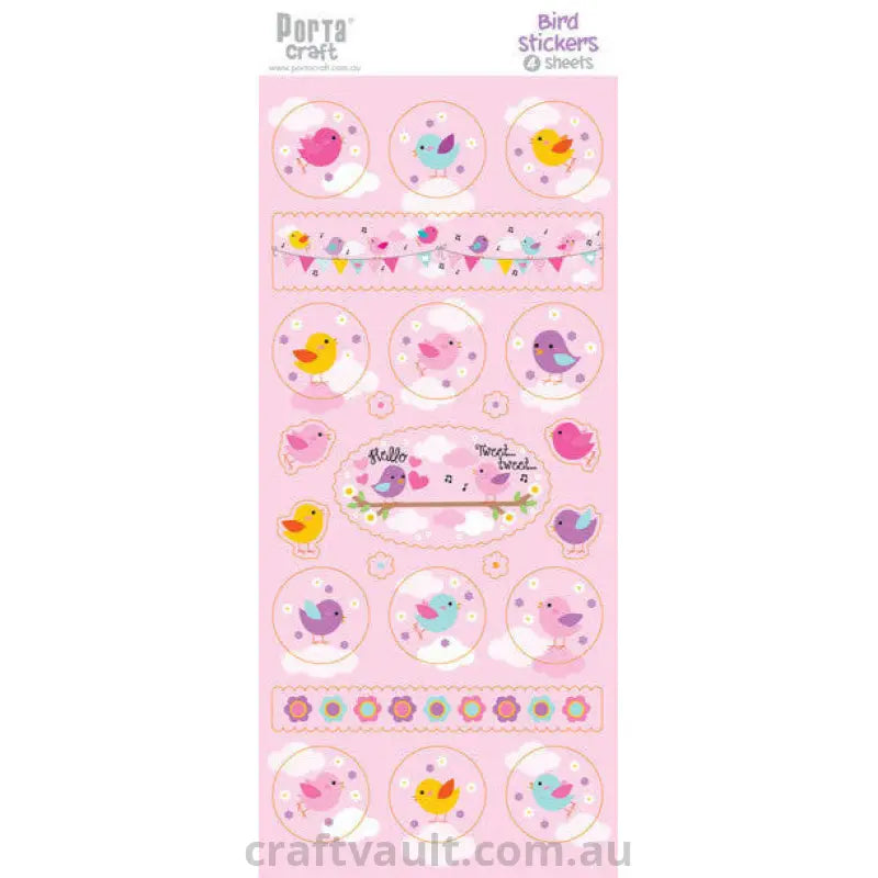 Sticker Sheets #2 Birds