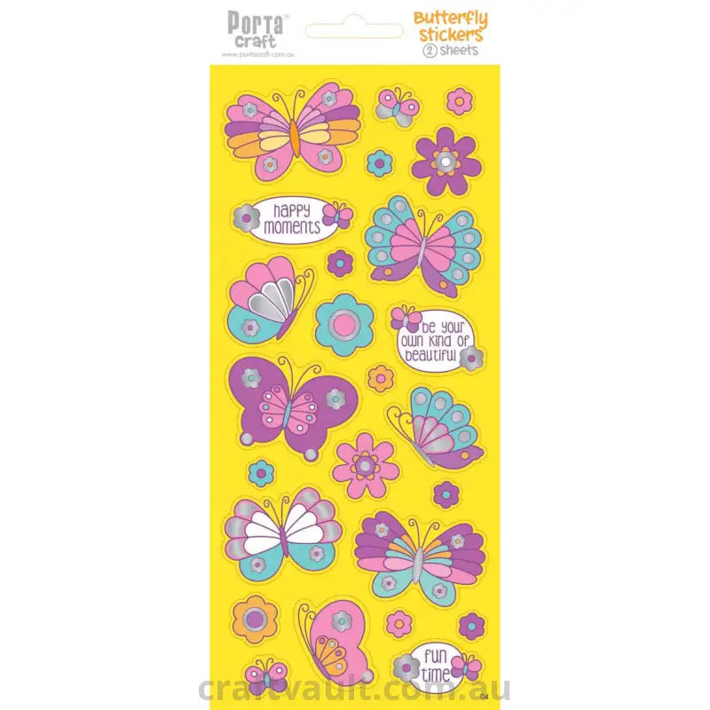 Sticker Sheets #4 Butterfly