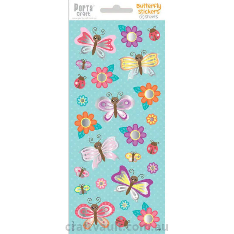 Sticker Sheets #4 Butterfly