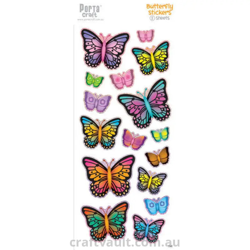 Sticker Sheets #4 Butterfly