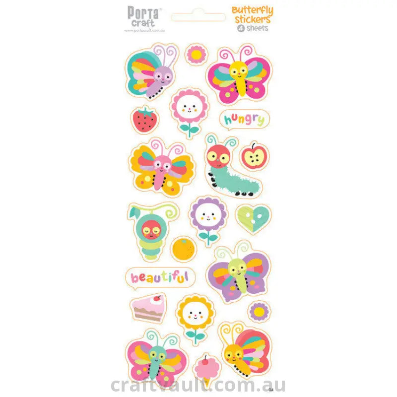 Sticker Sheets #4 Butterfly