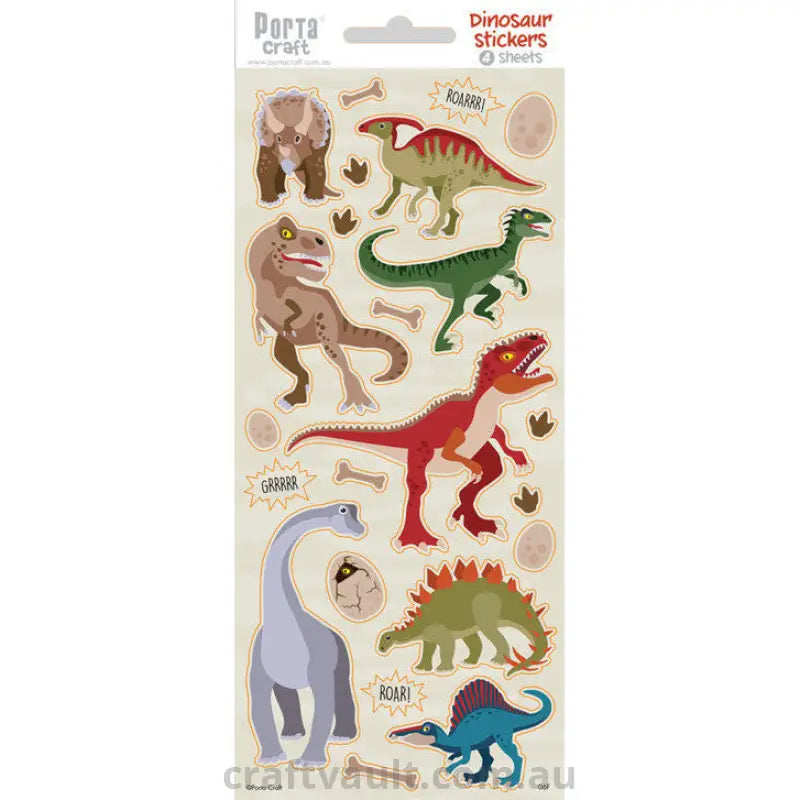 Sticker Sheets #6 Dinosaur