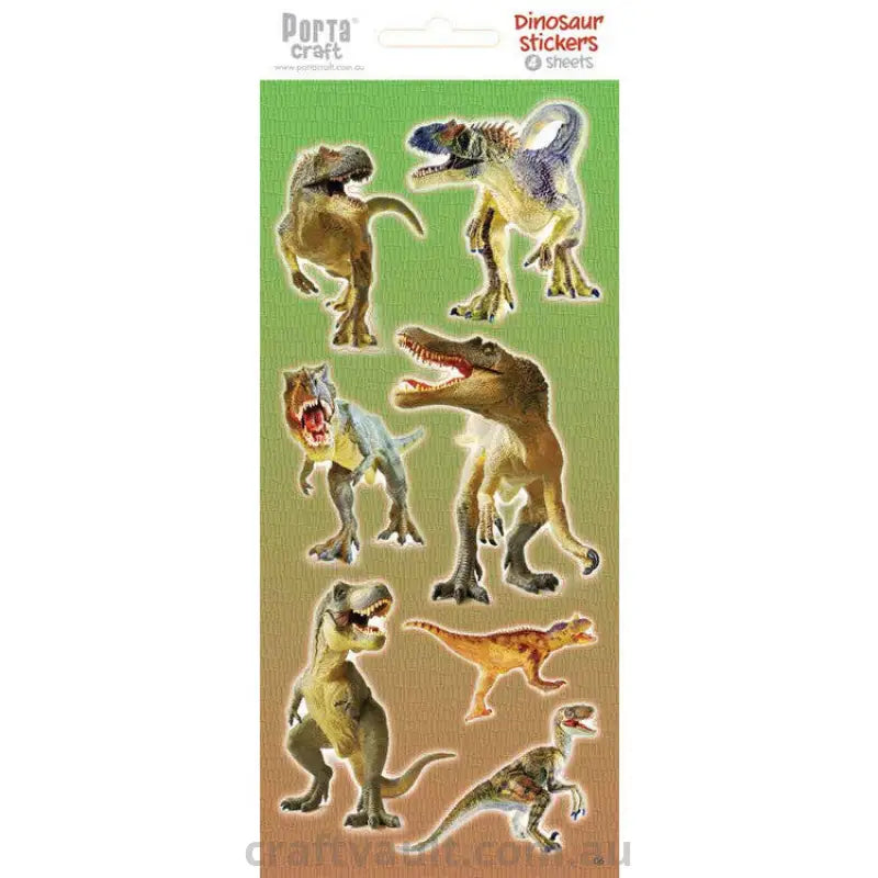 Sticker Sheets #6 Dinosaur