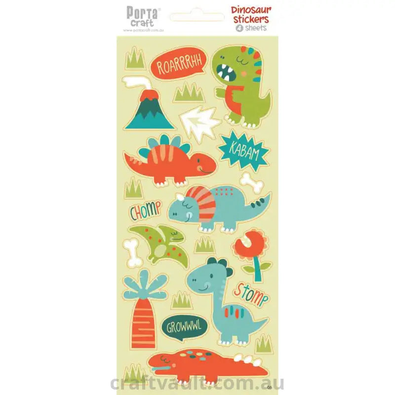 Sticker Sheets #6 Dinosaur