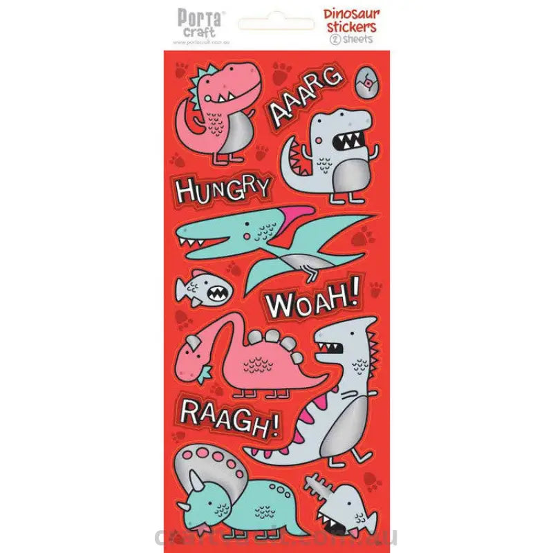 Sticker Sheets #6 Dinosaur