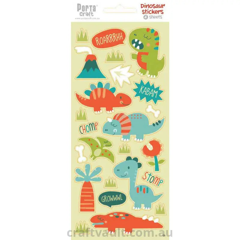 Sticker Sheets #6 Dinosaur