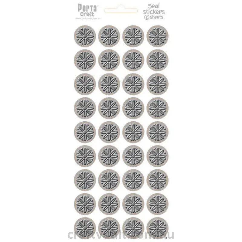 Sticker Sheets - Seals - Flower Carving