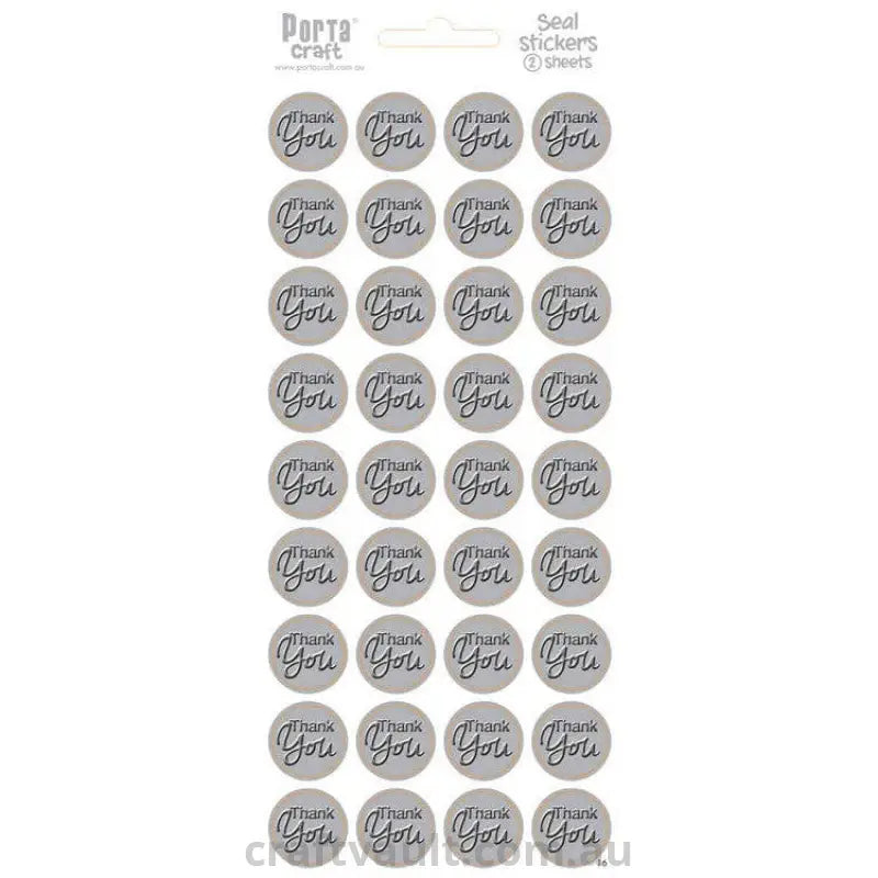 Sticker Sheets - Seals - Thank You