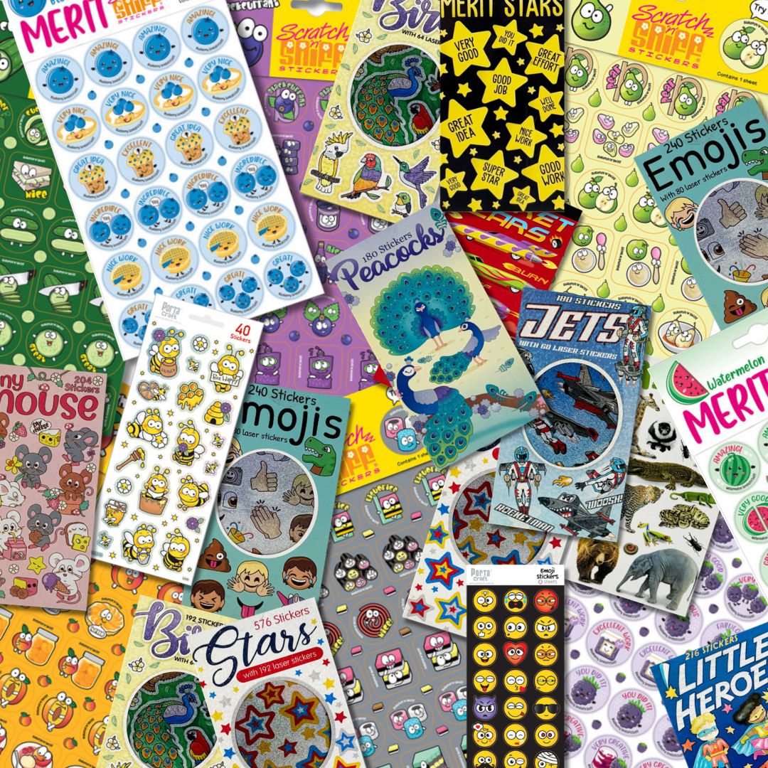 Original Scratch ‘N Sniff Stickers | Craft Vault Australia