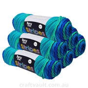 Stripes Acrylic Yarn 100g 188m 8ply Cool