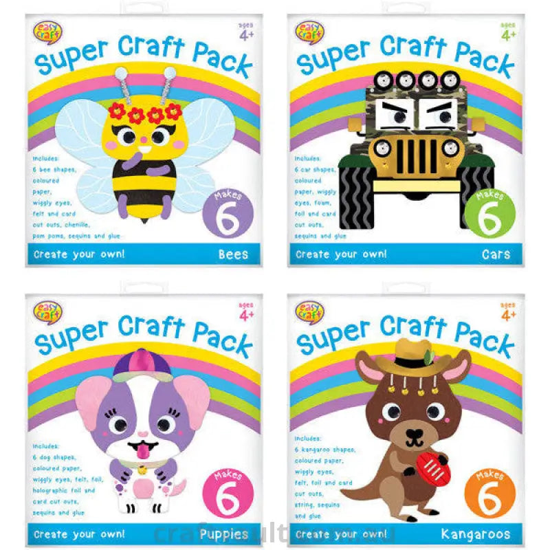 Super Craft Kit 4 Assorted
