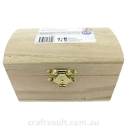Treasure Chest Wooden 108x68x67mm