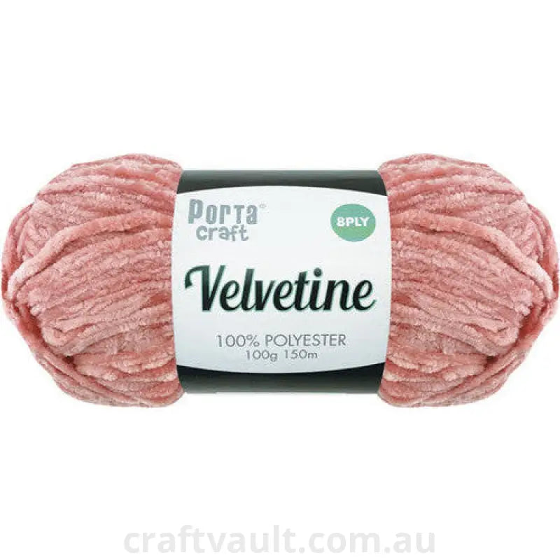 Velvetine Yarn 100g 150m Dusty Pink