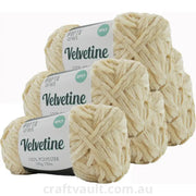 Velvetine Yarn 100g 150m Ivory