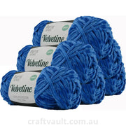 Velvetine Yarn 100g 150m Regal Blue