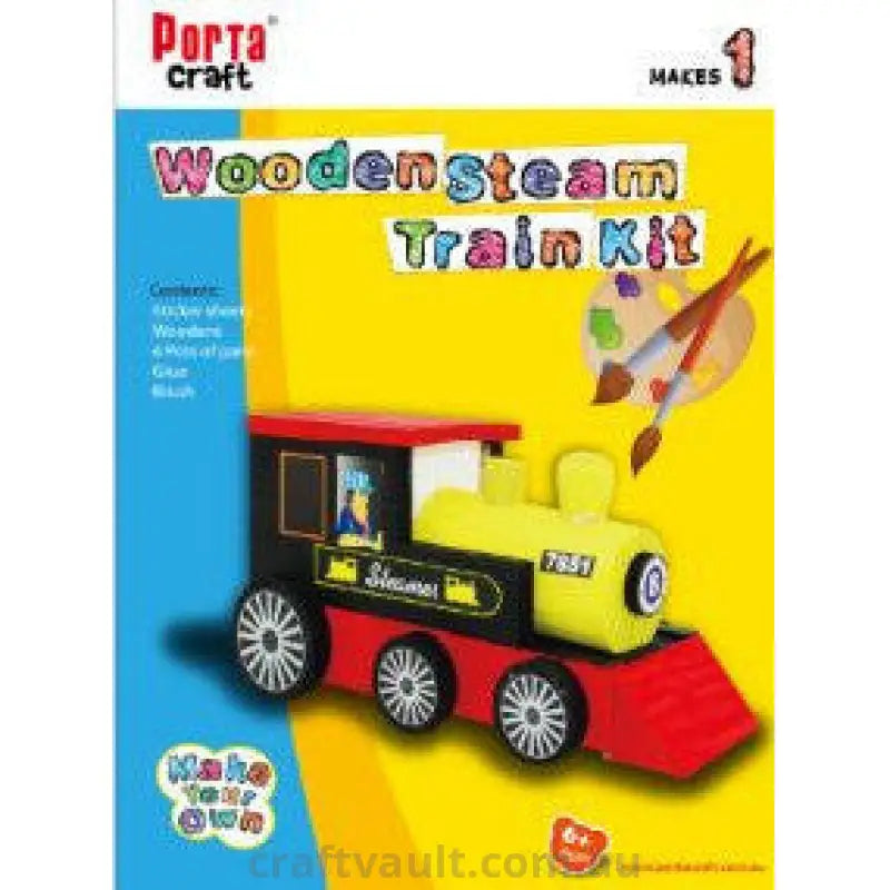 Wooden Kit Steam Train