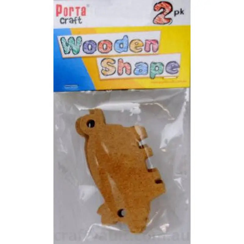 Wooden Shapes Pig 2 Pack