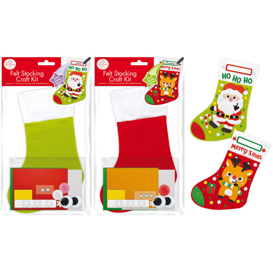 Porta Craft Decorate Your Own Christmas Stocking Kit