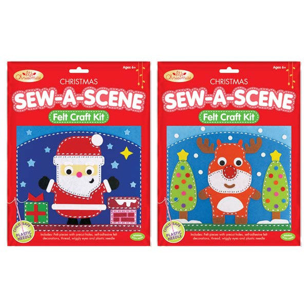 Porta Craft Christmas Felt Sew-a-Scene Kit