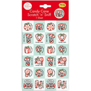Scratch N Sniff Stickers - Candy Cane
