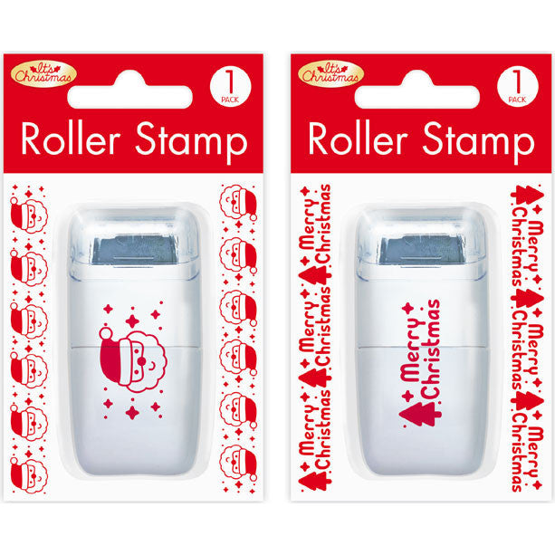 Porta Craft Christmas Self-Inking Roller Stamp