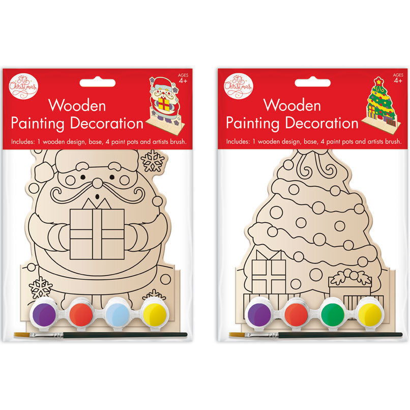 Porta Craft Wooden Christmas Standing Picture Painting Kit