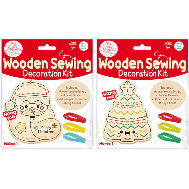 Porta Craft Wooden Christmas Stitching Decoration Kit