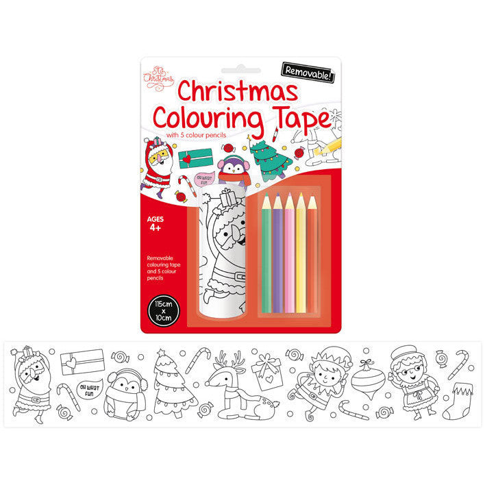 Porta Craft Christmas Colour-In Craft Tape Set