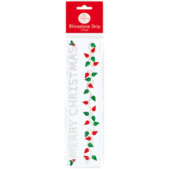 Sparkling festive greeting and Christmas lights borders for card making