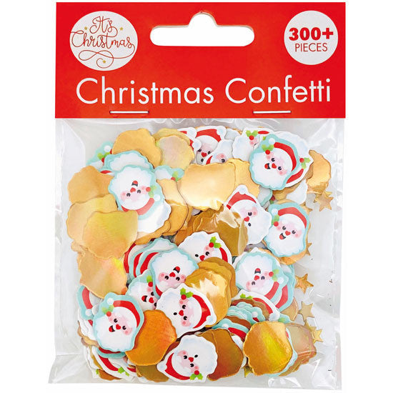Festive Santa Claus table scatter and card-making confetti