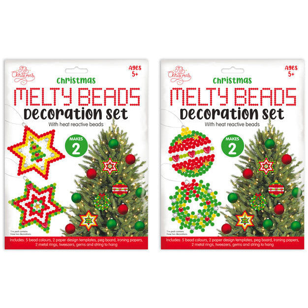 Porta Craft Christmas Melty Bead Decoration Kit - Makes 2