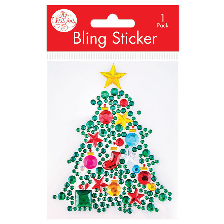Porta Craft Bling Christmas Tree Sticker Decal