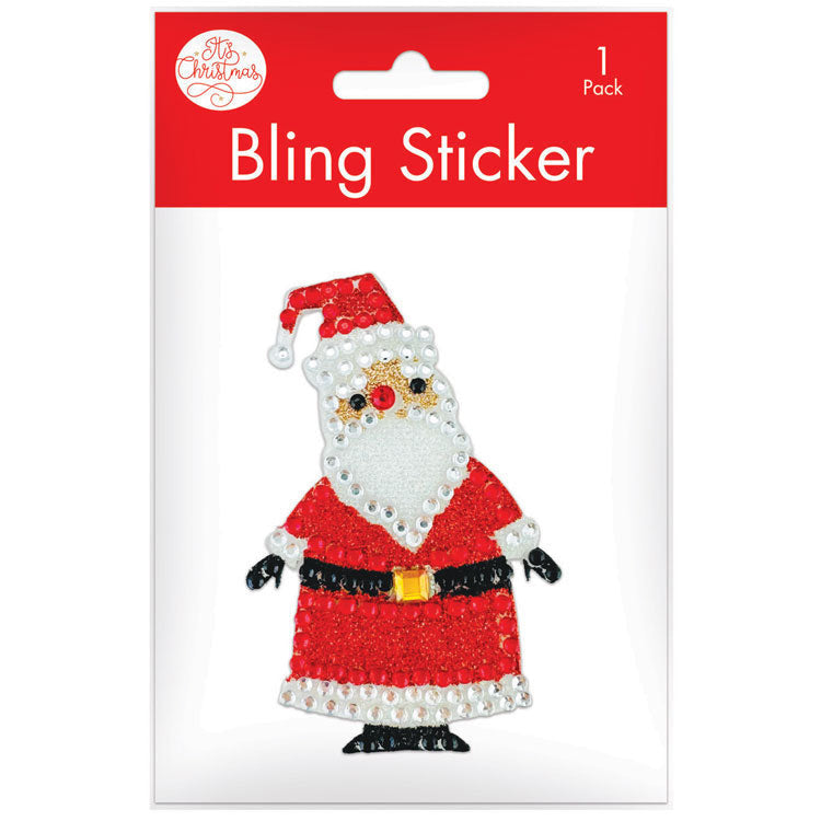 Porta Craft Santa Rhinestone Decal