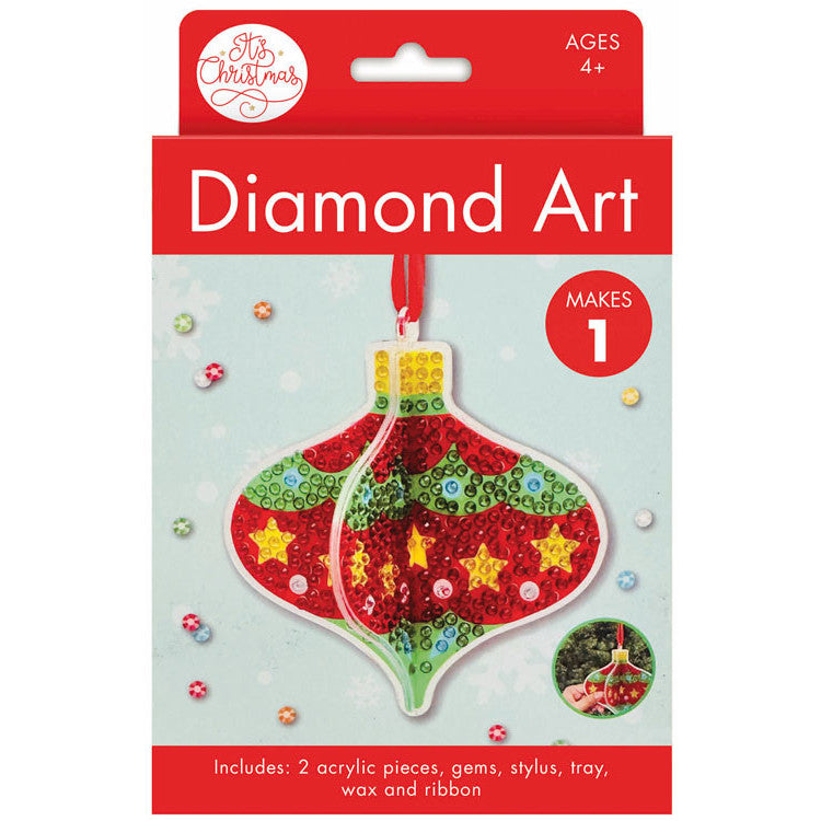 Porta Craft Fancy Bauble Christmas Diamond Art Kit