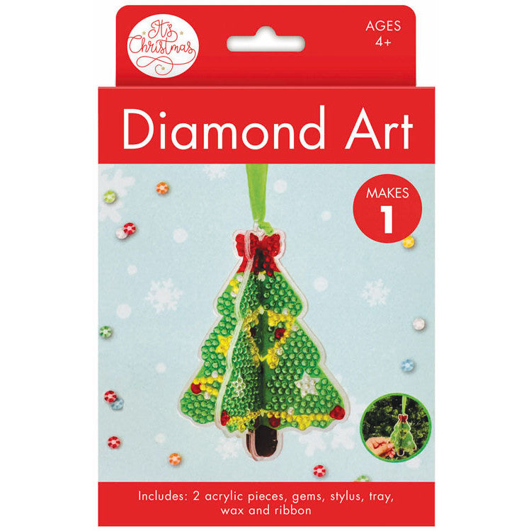 Porta Craft Christmas Tree Diamond Art Ornament Kit