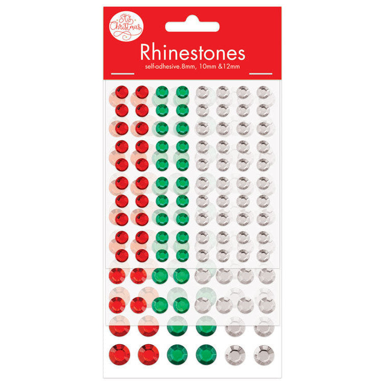 Porta Craft Assorted Size Bling Gem Stickers 216pk