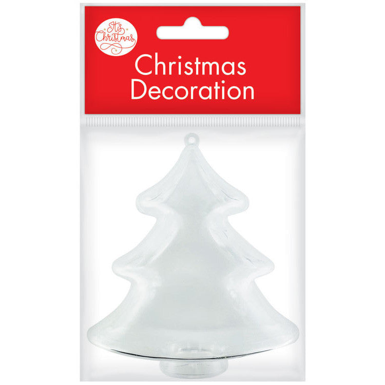 Porta Craft Clear DIY Christmas Tree Ornament
